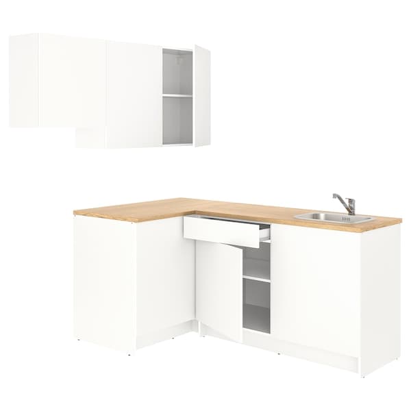 Ikea KNOXHULT Corner kitchen - white 182x183x220 cm
