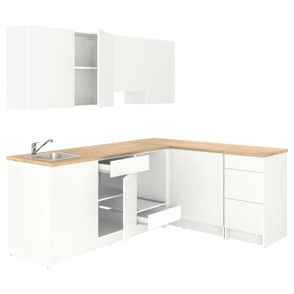 Ikea KNOXHULT Corner kitchen - white 243x164x220 cm