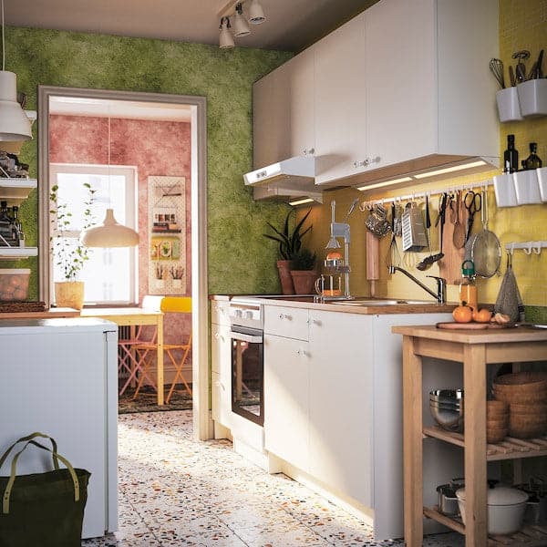 Ikea KNOXHULT Kitchen - white 220x61x220 cm , 220x61x220 cm
