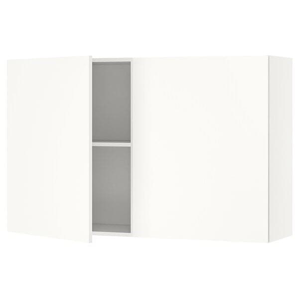 KNOXHULT - KNOXHULT Wall cabinet with doors, white, 120x75 cm