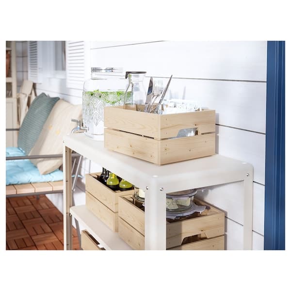 Ikea KOLBJÖRN - Shelving unit in/outdoor, beige, 80x81 cm
