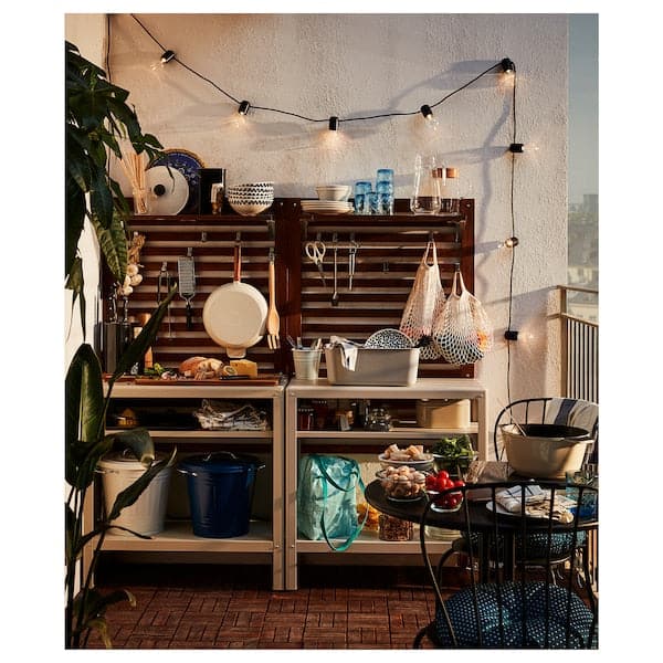 Ikea KOLBJÖRN - Shelving unit in/outdoor, beige, 80x81 cm