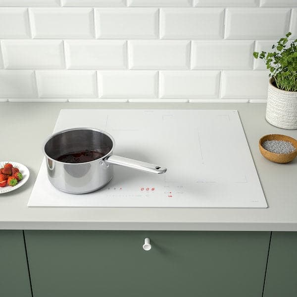 Ikea KOLSTAN - Induction hob, IKEA 500 white, 58 cm