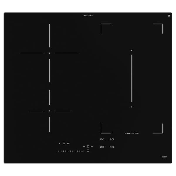 Ikea KOLSTAN - Induction hob, IKEA 500 black, 58 cm