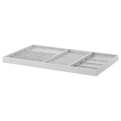 KOMPLEMENT - Insert for pull-out tray, light grey, 100x58 cm