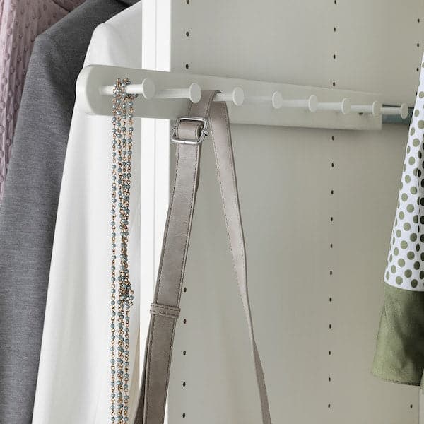 Ikea KOMPLEMENT - Pull-out multi-use hanger, white, 58 cm