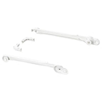 KOMPLEMENT pull-out rail for baskets, white, 35 cm, 2 pack