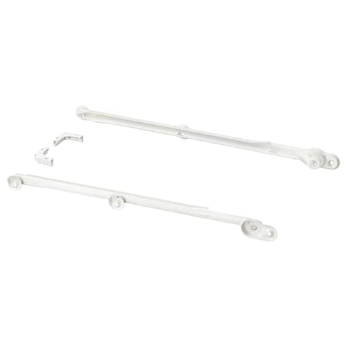 KOMPLEMENT - Pull-out rail for baskets, white, 58 cm