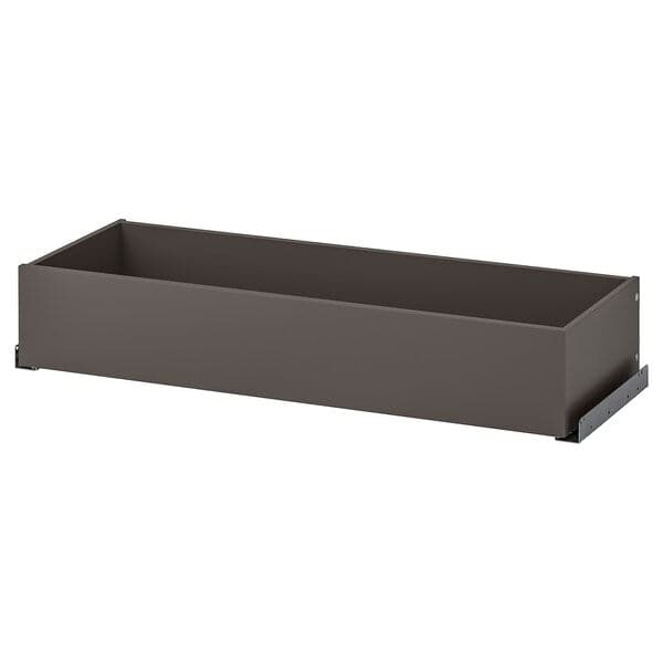 Ikea KOMPLEMENT - Drawer, dark grey, 100x35 cm