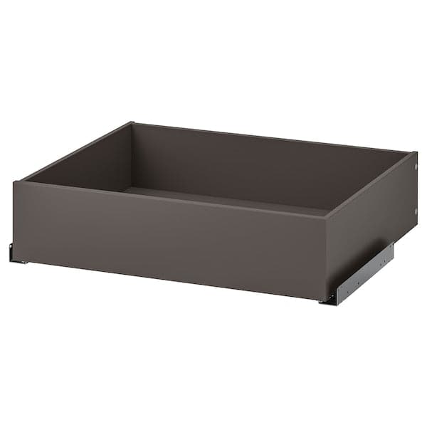 Ikea KOMPLEMENT - Drawer, dark grey, 75x58 cm