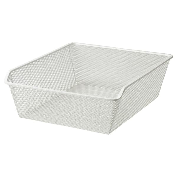 KOMPLEMENT mesh basket, white, 50x58 cm