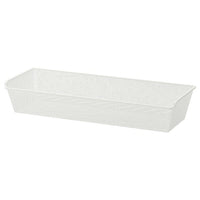KOMPLEMENT mesh basket, white, 100x35 cm