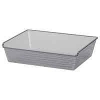 KOMPLEMENT mesh basket, dark grey, 75x58 cm