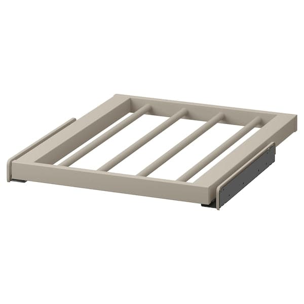 KOMPLEMENT pull-out trouser hanger, grey-beige, 46.1x3.5x42 cm