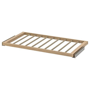 KOMPLEMENT - Pull-out trouser hanger, white stained oak effect, 100x58 cm - best price from Maltashopper.com 70446502