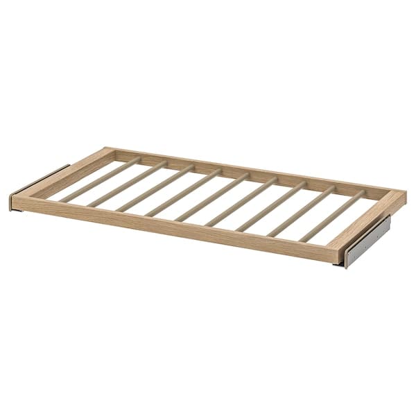 KOMPLEMENT pull-out trouser hanger, Frame width: 100 cmFrame depth: 58 cmWidth: 96.5 cmDepth: 56.3 cmHeight: 3.5 cmMaximum extractable depth: 42 cm