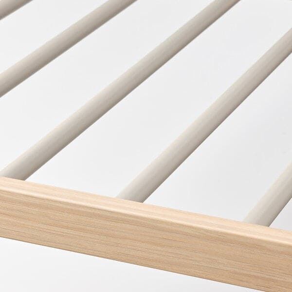 Ikea KOMPLEMENT - Pull-out trouser hanger, white stained oak effect, 50x58 cm