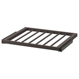 KOMPLEMENT pull-out trouser hanger, dark grey, 75x58 cm