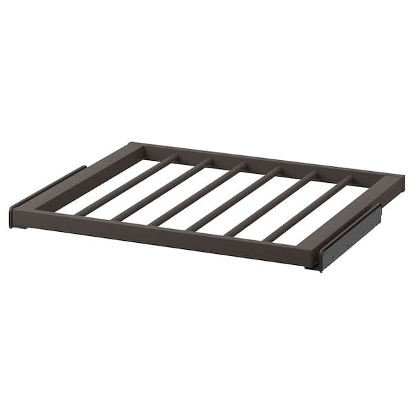 Ikea KOMPLEMENT - Pull-out trouser hanger, dark grey, 75x58 cm