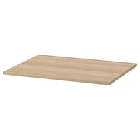 KOMPLEMENT shelf, white stained oak effect, 75x58 cm