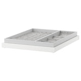 KOMPLEMENT pull-out tray with insert, white, 50x58 cm