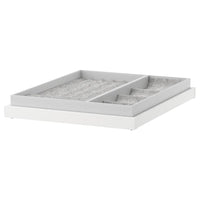 KOMPLEMENT pull-out tray with insert, white, 50x58 cm