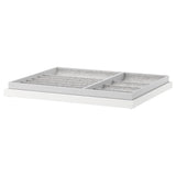 KOMPLEMENT pull-out tray with insert, white, 75x58 cm