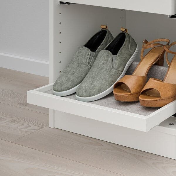 Ikea KOMPLEMENT - Pull-out tray with shoe insert, white/light grey, 50x35 cm