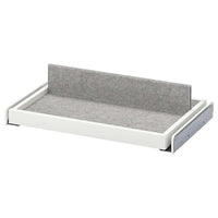 KOMPLEMENT pull-out tray with shoe insert, white/light grey, 50x35 cm