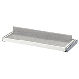 KOMPLEMENT pull-out tray with shoe insert, white/light grey, 75x35 cm