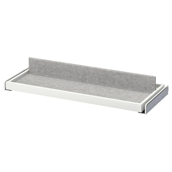 Ikea KOMPLEMENT - Pull-out tray with shoe insert, white/light grey, 75x35 cm