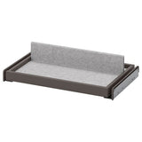 KOMPLEMENT pull-out tray with shoe insert, dark grey/light grey, 50x35 cm