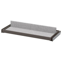 KOMPLEMENT pull-out tray with shoe insert, dark grey/light grey, 75x35 cm