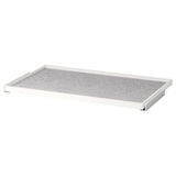 KOMPLEMENT pull-out tray with drawer mat, white/light grey, 100x58 cm