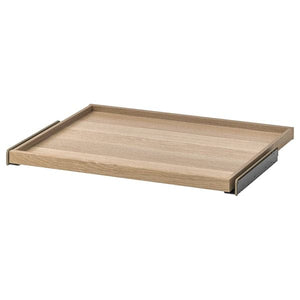 Ikea KOMPLEMENT - Pull-out tray, white stained oak effect, 75x58 cm