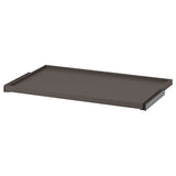 KOMPLEMENT pull-out tray, dark grey, 100x58 cm