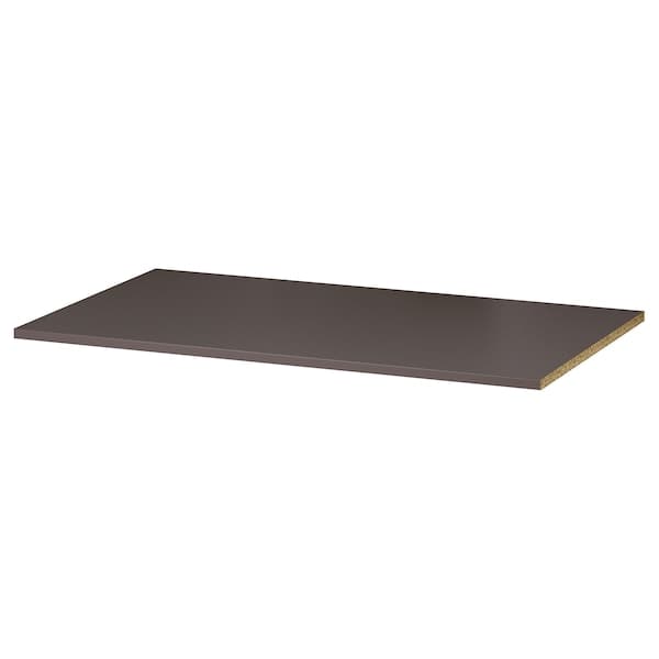 Ikea KOMPLEMENT - Shelf, dark grey, 100x58 cm