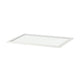 KOMPLEMENT glass shelf, white, 75x58 cm