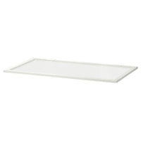 KOMPLEMENT glass shelf, white, 100x58 cm