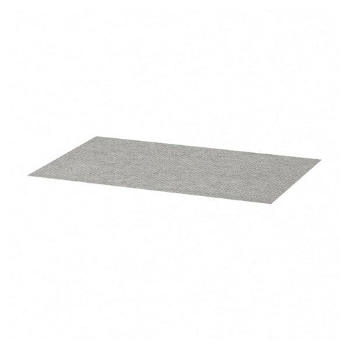 KOMPLEMENT - Drawer mat, light grey patterned, 90x53 cm