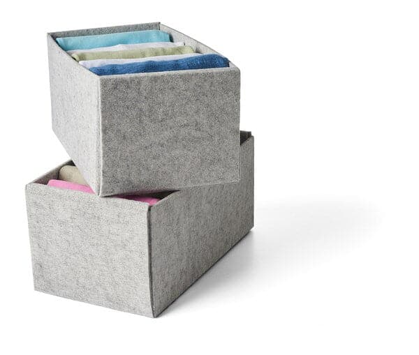Ikea KOMPLEMENT - Box, light grey, 15x27x12 cm