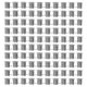 KOMPLEMENT cover cap, dark grey, 100 pack, 100 pack