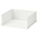 KONSTRUERA drawer without front, white, 30x60 cm