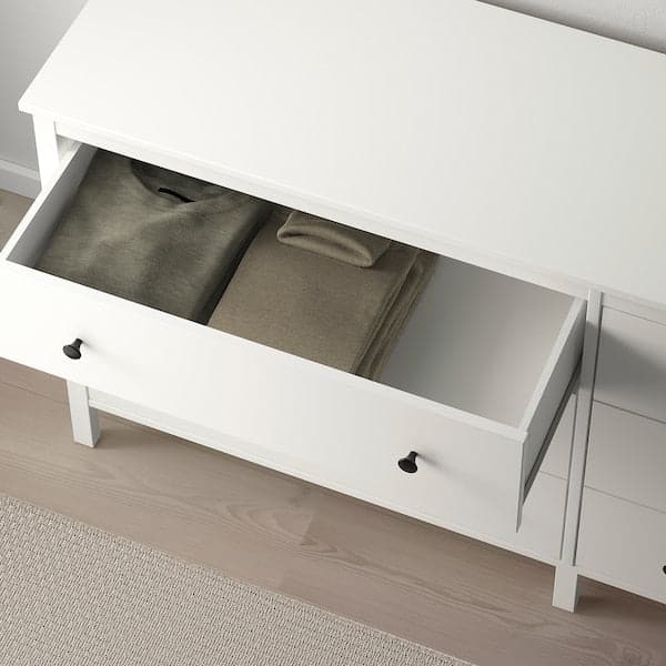 Ikea KOPPANG - Chest of 6 drawers, white, 172x83 cm