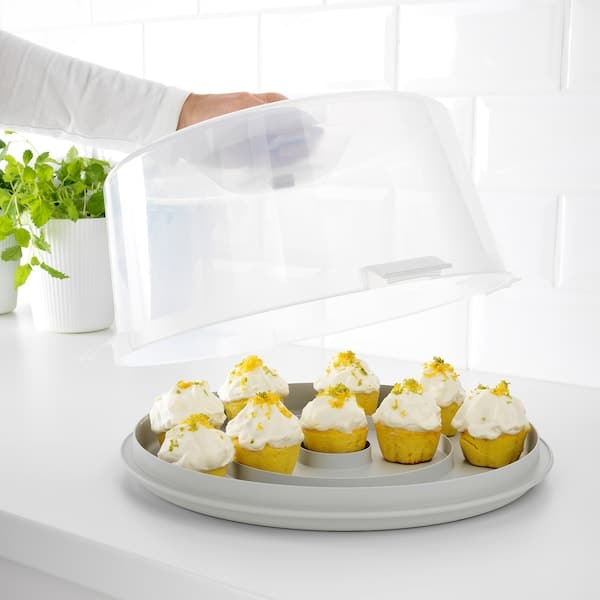 Ikea KRISPIG - Cake carrier, 36 cm