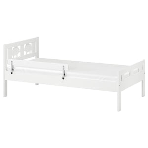 Ikea KRITTER - Bed frame with slatted bed base, white, 70x160 cm