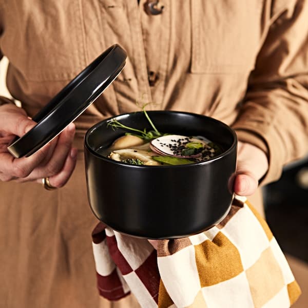 Ikea KRÖSAMOS - Serving bowl, black ,