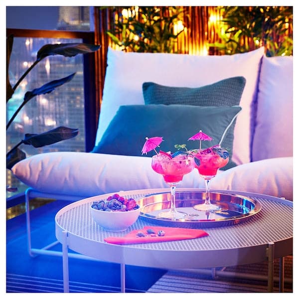 Ikea KROKHOLMEN - Coffee table, outdoor, beige, 73 cm