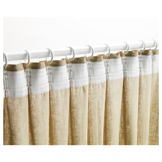 KRONILL - Pleating tape, white, 8.5x310 cm - best price from Maltashopper.com 80296955