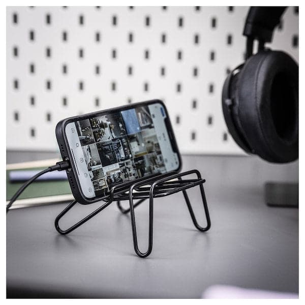 Ikea KRUBBET - Holder for mobile phone, black